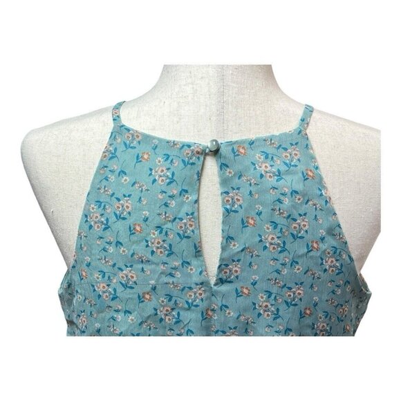 The General Good Floral Mini Dress~Size Small~Green Lined Ruffled Layers~L14 30 - Picture 7 of 12